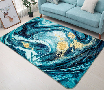 3D Whirlpool Wave 70 Non Slip Rug Mat Mat AJ Creativity Home 