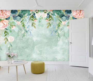 3D Pink Rose 046 Wall Murals Wallpaper AJ Wallpaper 2 