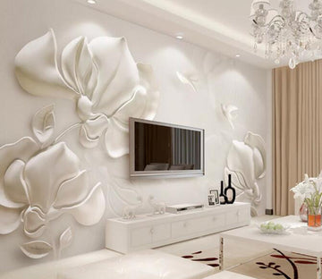 3D Stone Flower WG84 Wall Murals Wallpaper AJ Wallpaper 2 