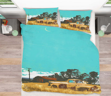 3D Prairie Truck 2103 Showdeer Bedding Bed Pillowcases Quilt