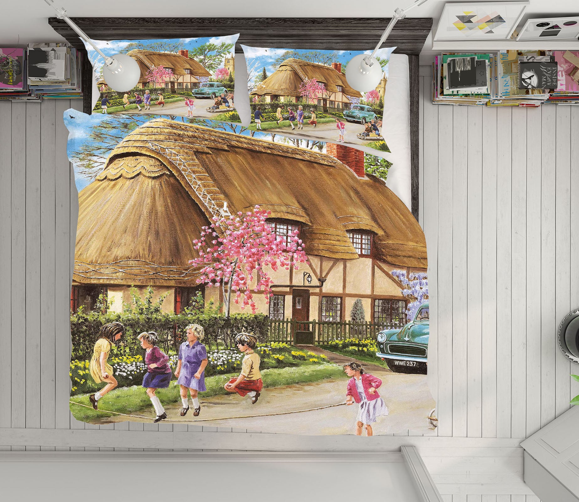 3D Spring In Their Heels 2052 Trevor Mitchell bedding Bed Pillowcases Quilt