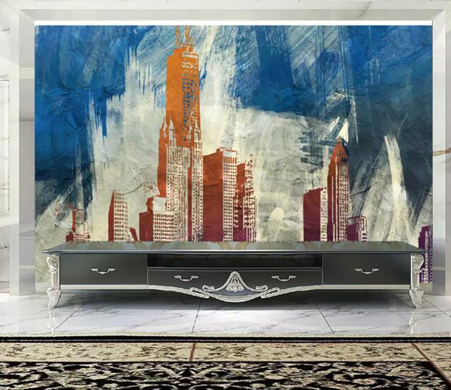 3D Graffiti City WG51 Wall Murals Wallpaper AJ Wallpaper 2 