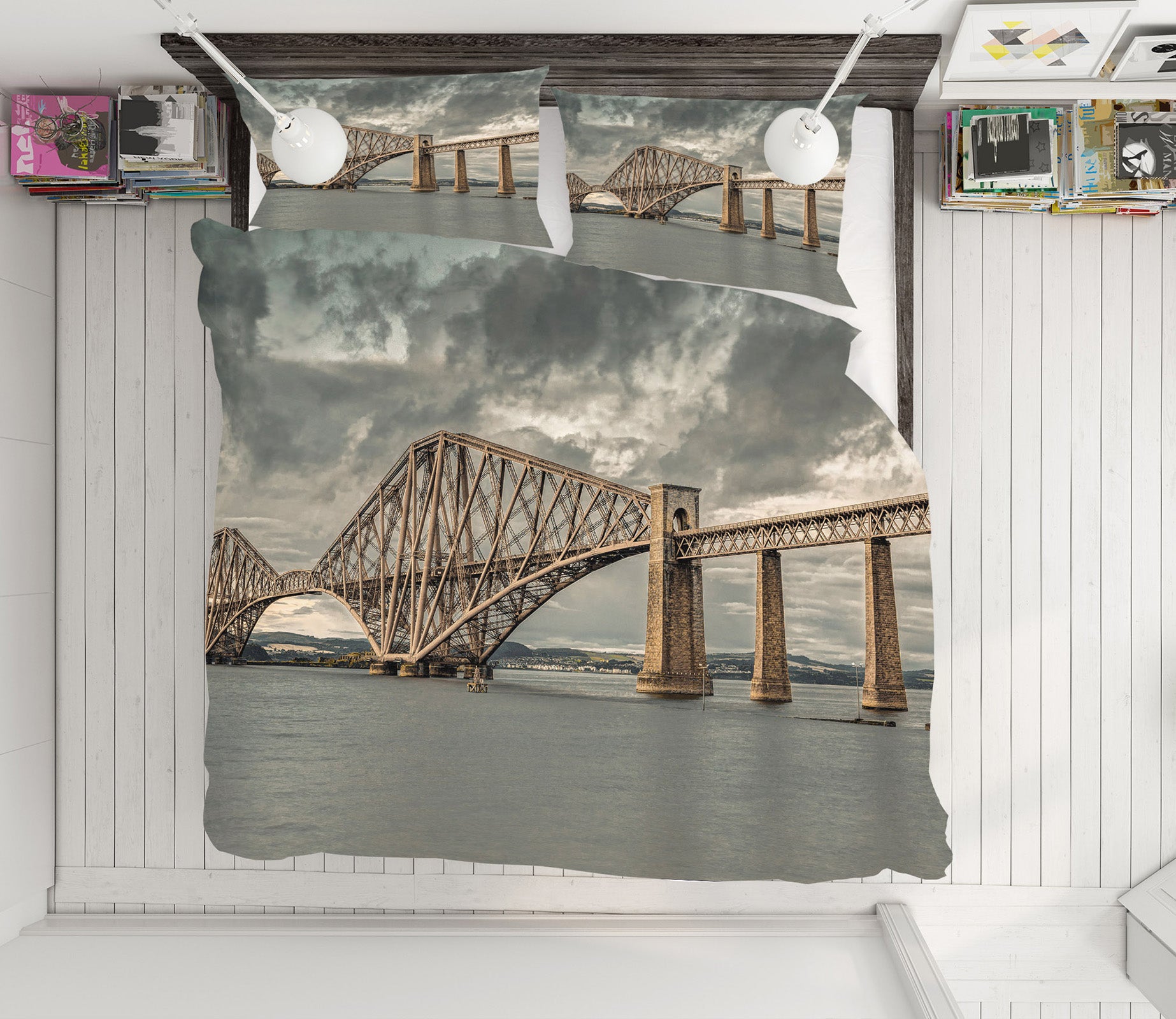 3D Bridge 85173 Assaf Frank Bedding Bed Pillowcases Quilt
