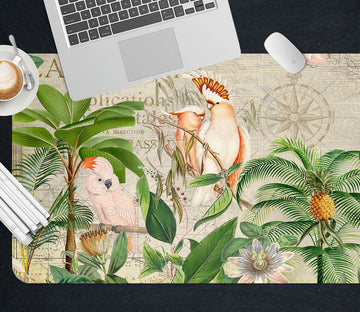 3D Tree Flower 5245 Andrea Haase Desk Mat