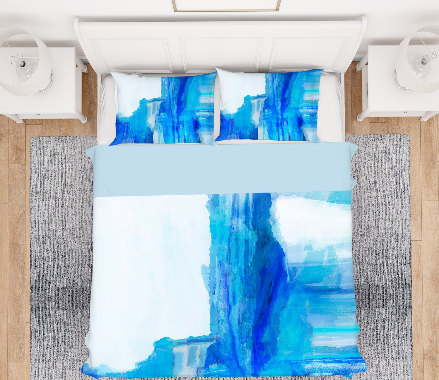 3D Blue Graffiti 2123 Michael Tienhaara Bedding Bed Pillowcases Quilt