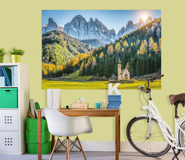 3D Sunny Forest 191 Marco Carmassi Wall Sticker