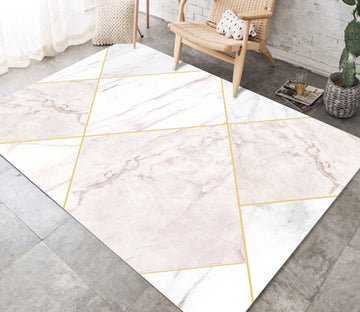 3D Colored Marble Pattern WG255 Non Slip Rug Mat Mat AJ Creativity Home 