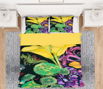 3D Yellow Cala 1179 Allan P. Friedlander Bedding Bed Pillowcases Quilt