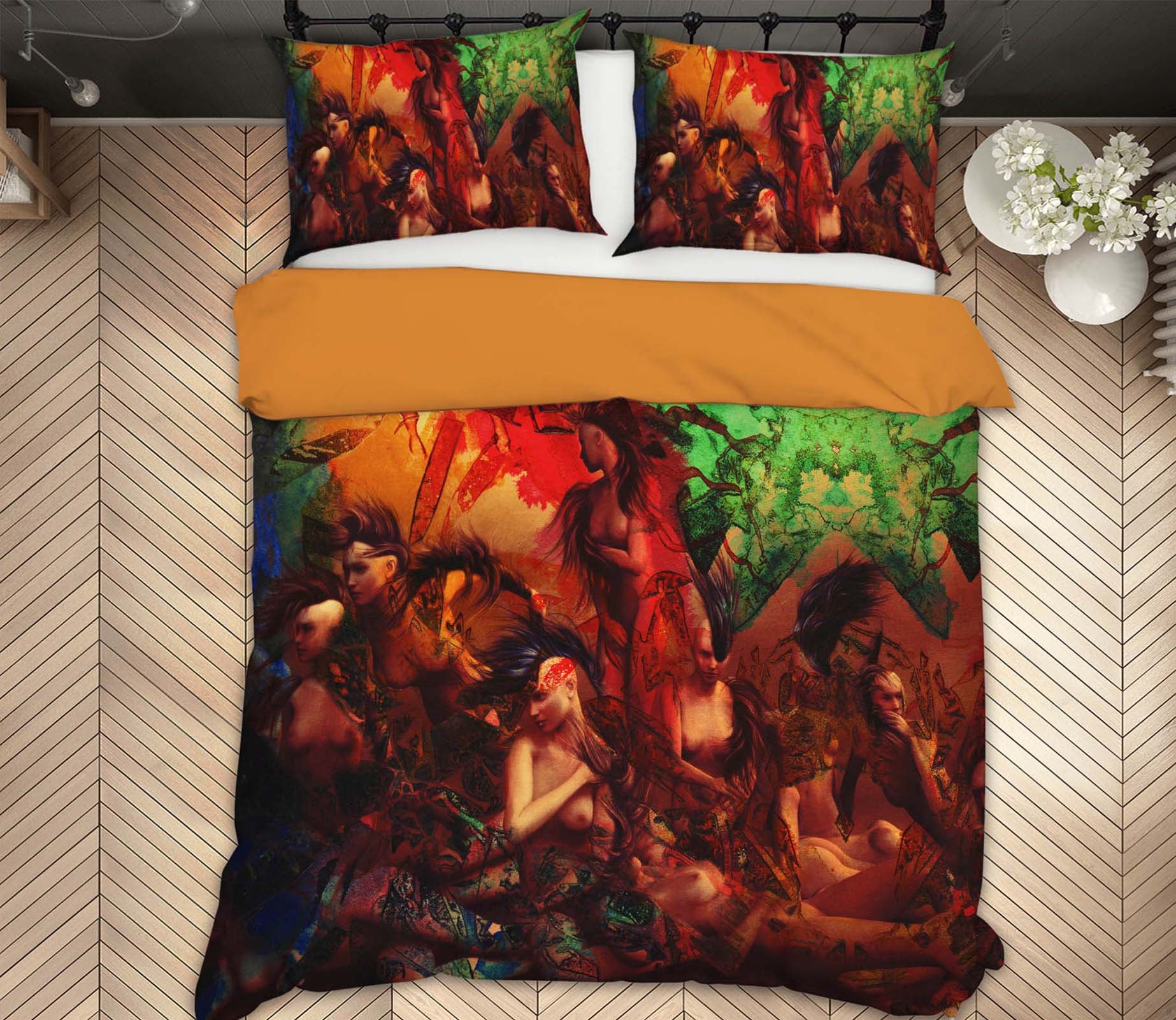 3D Life In Technicolor 2002 Marco Cavazzana Bedding Bed Pillowcases Quilt