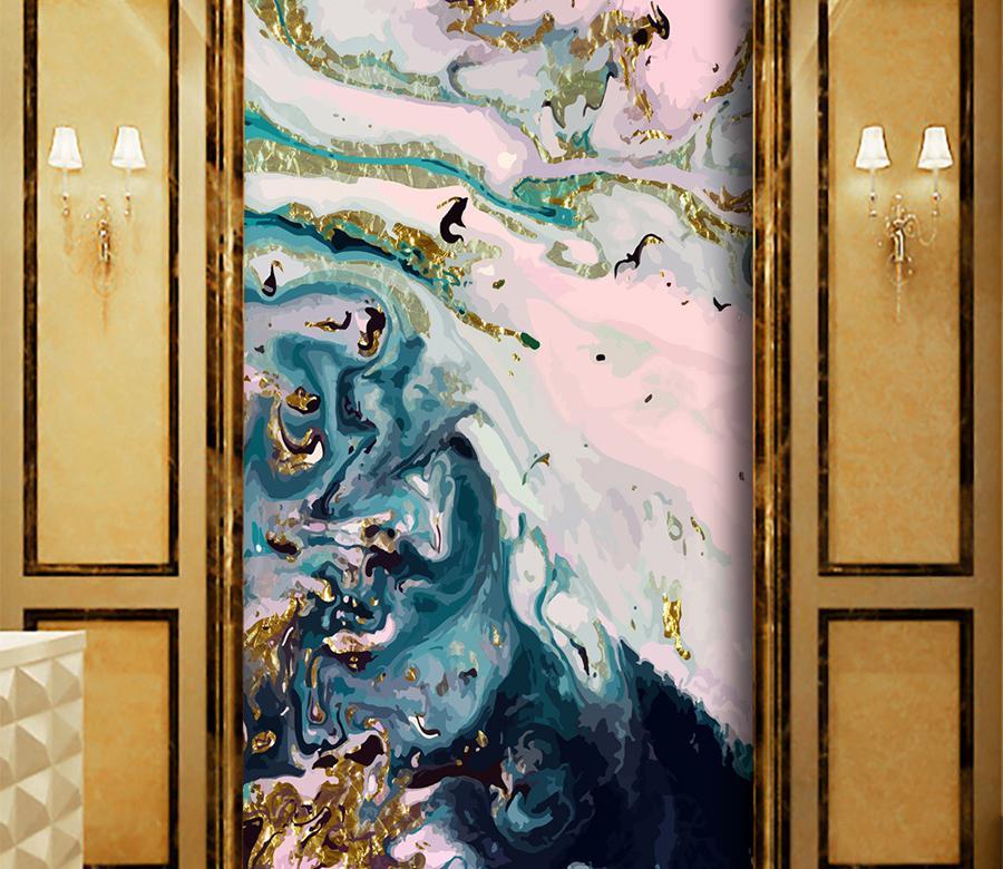 3D Mountain River Map 500 Wall Murals Wallpaper AJ Wallpaper 2 