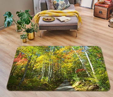 3D Forest Park 1115 Kathy Barefield Rug Non Slip Rug Mat