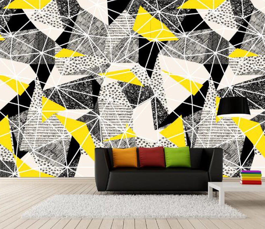 3D Polygon Changes 357 Wall Murals