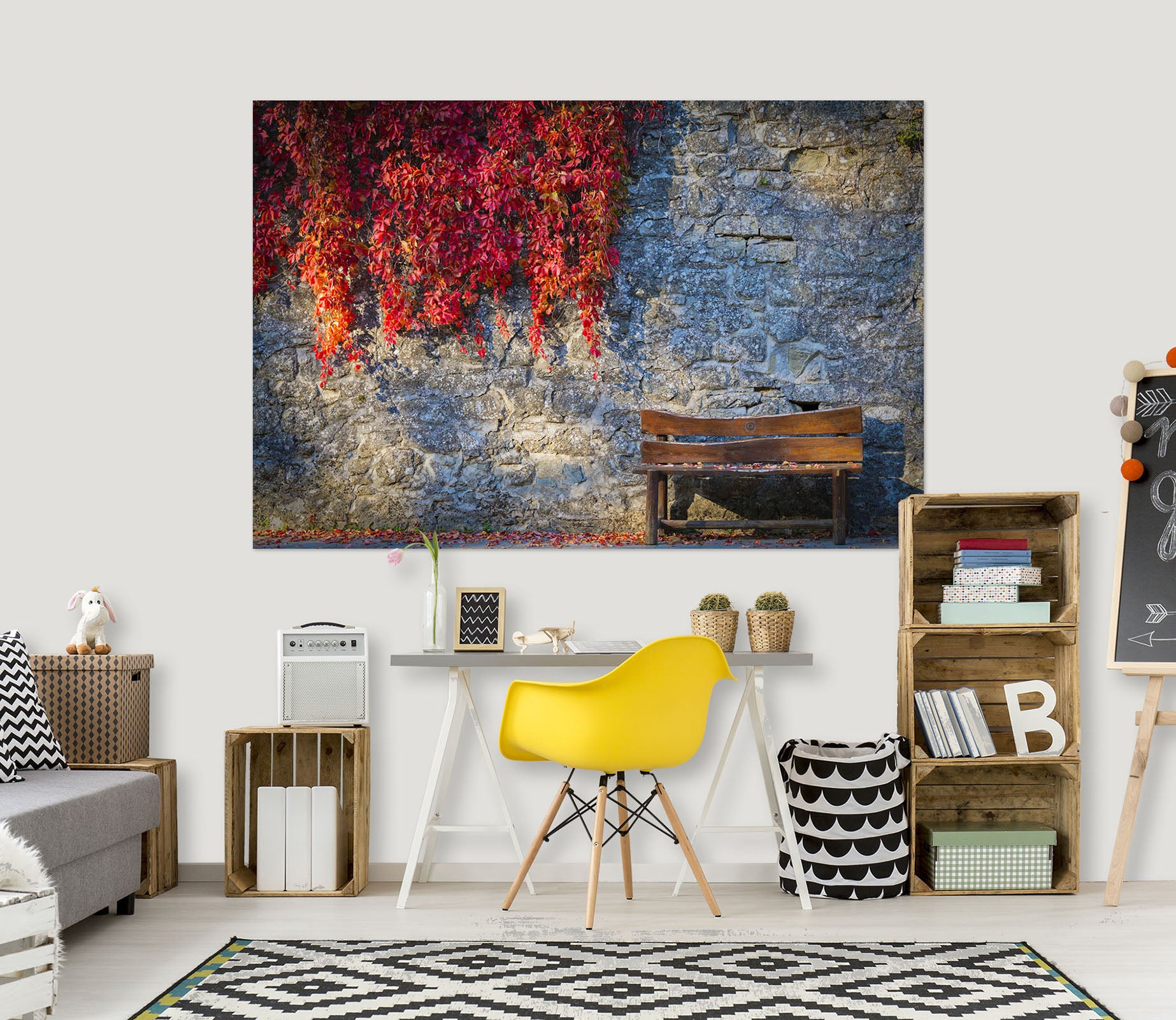 3D Red Maple 133 Marco Carmassi Wall Sticker