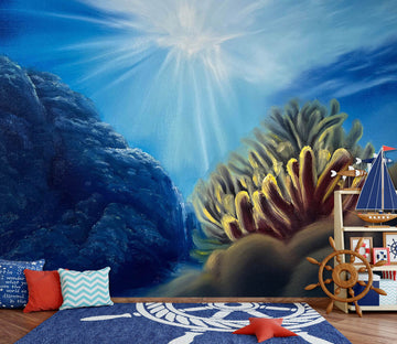 3D Seabed Coral 9822 Marina Zotova Wall Mural Wall Murals