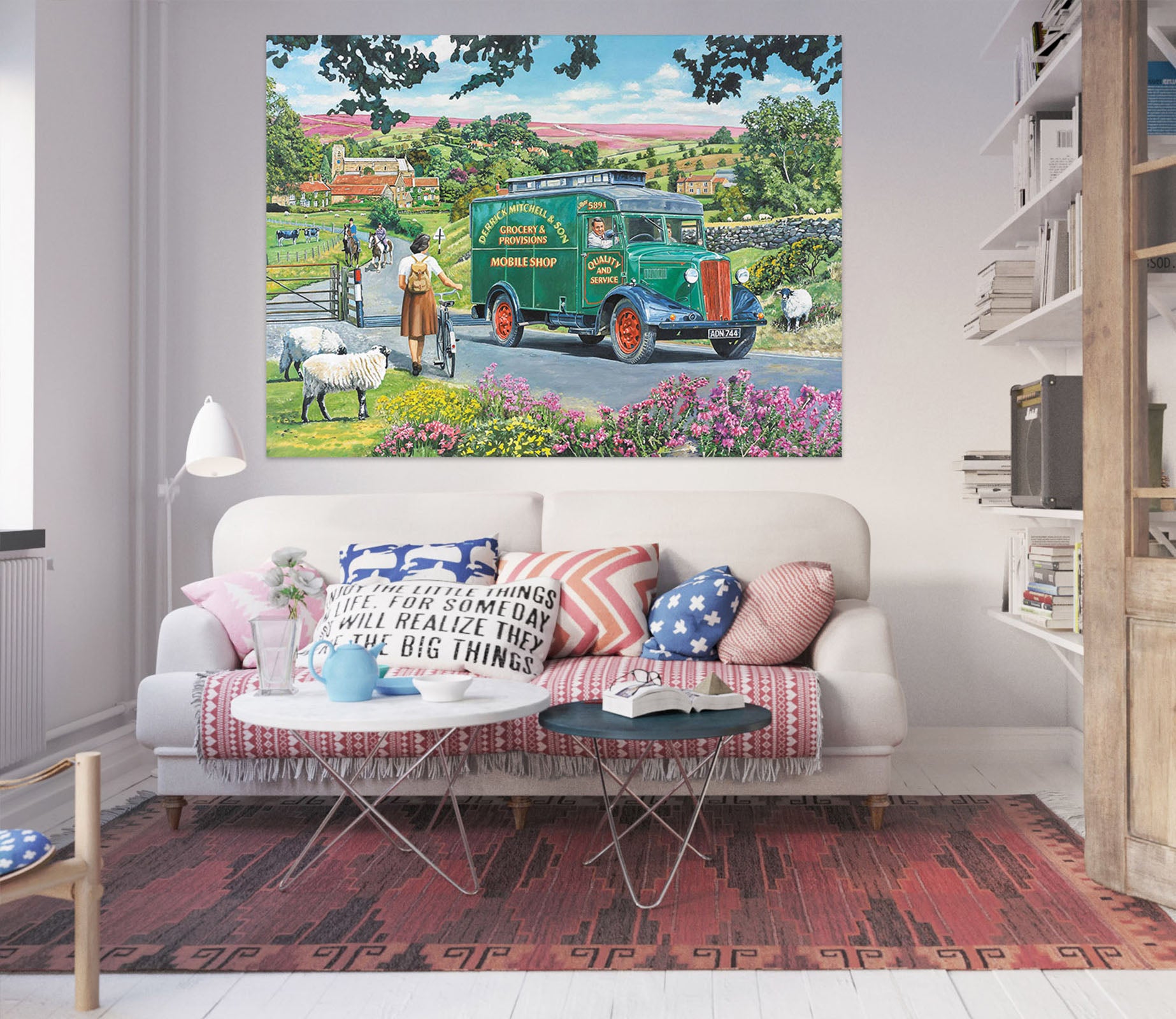 3D Over Hill And Dale 053 Trevor Mitchell Wall Sticker