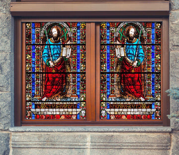 3D Believers Holy Book 120 Window Film Print Sticker Cling Stained Glass UV Block