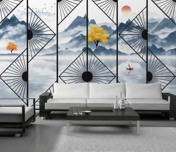 3D Classical Landscape 733 Wall Murals