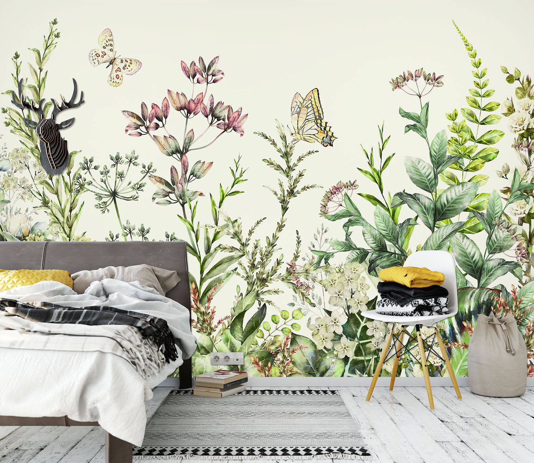 3D Flower 1675 Wall Murals