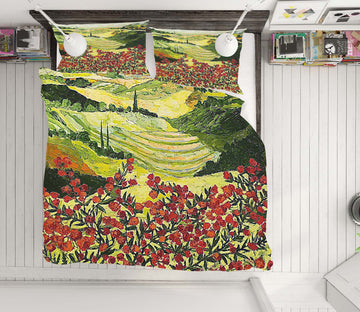 3D Sea Of Flowers 2120 Allan P. Friedlander Bedding Bed Pillowcases Quilt