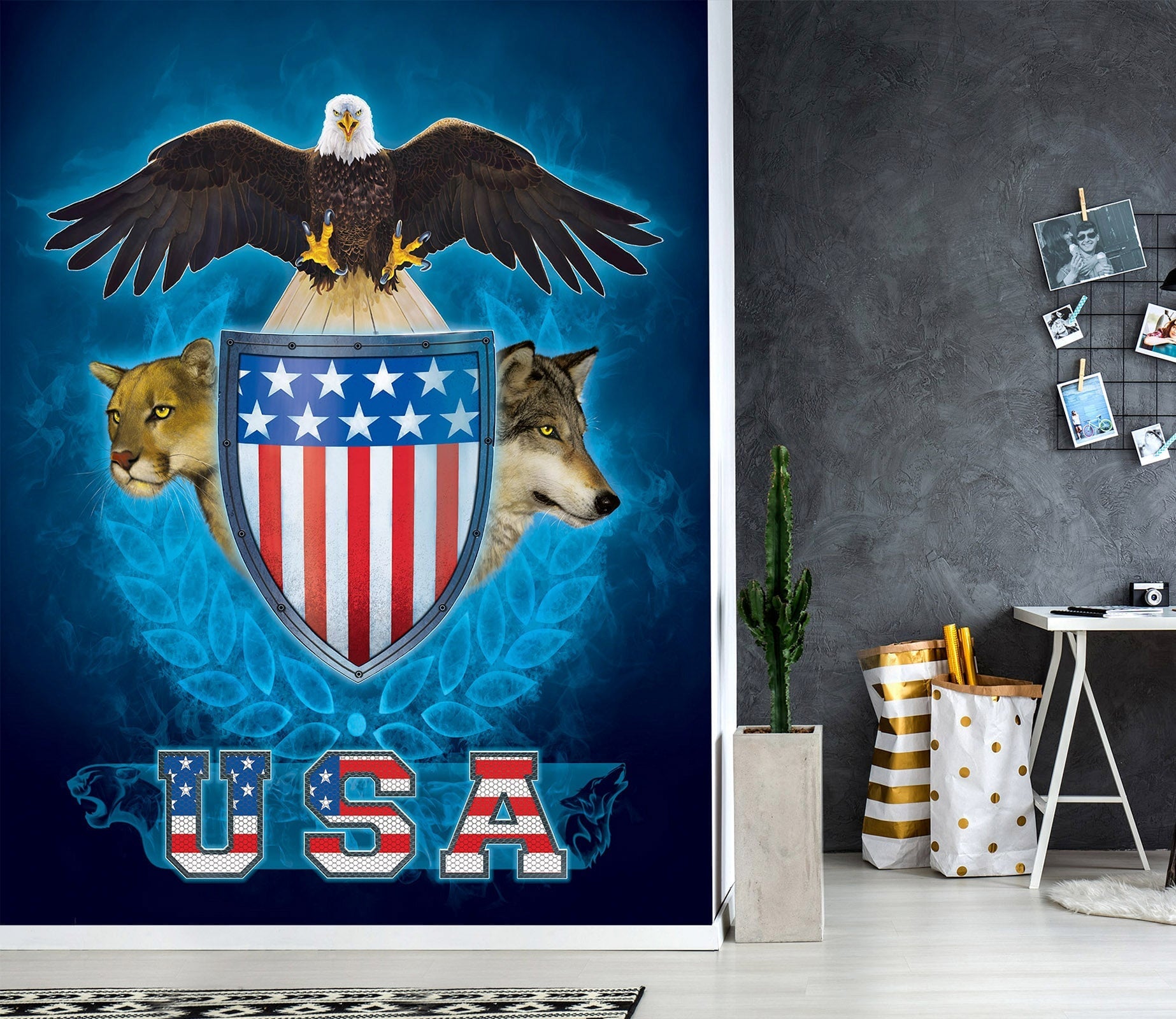 3D USA Trinity 1567 Wall Murals Exclusive Designer Vincent Wallpaper AJ Wallpaper 
