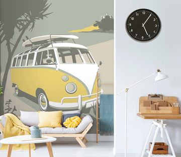 3D Marazion Camper 1025 Steve Read Wall Mural Wall Murals