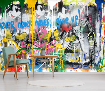 3D Child Graffiti Wall 5 Wallpaper AJ Wallpaper 2 