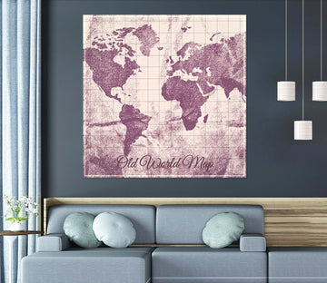 3D Africa Land 001 World Map Wall Sticker
