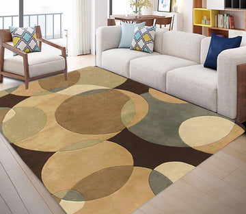 3D Modern Round WG052 Non Slip Rug Mat Mat AJ Creativity Home 