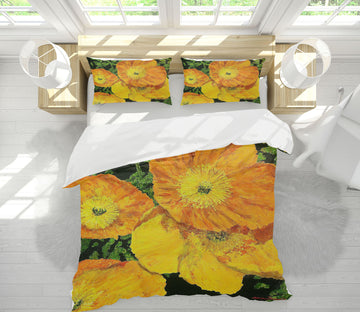 3D Flowers Bloom 1043 Allan P. Friedlander Bedding Bed Pillowcases Quilt