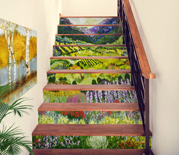 3D Mountain Flowers 89214 Allan P. Friedlander Stair Risers