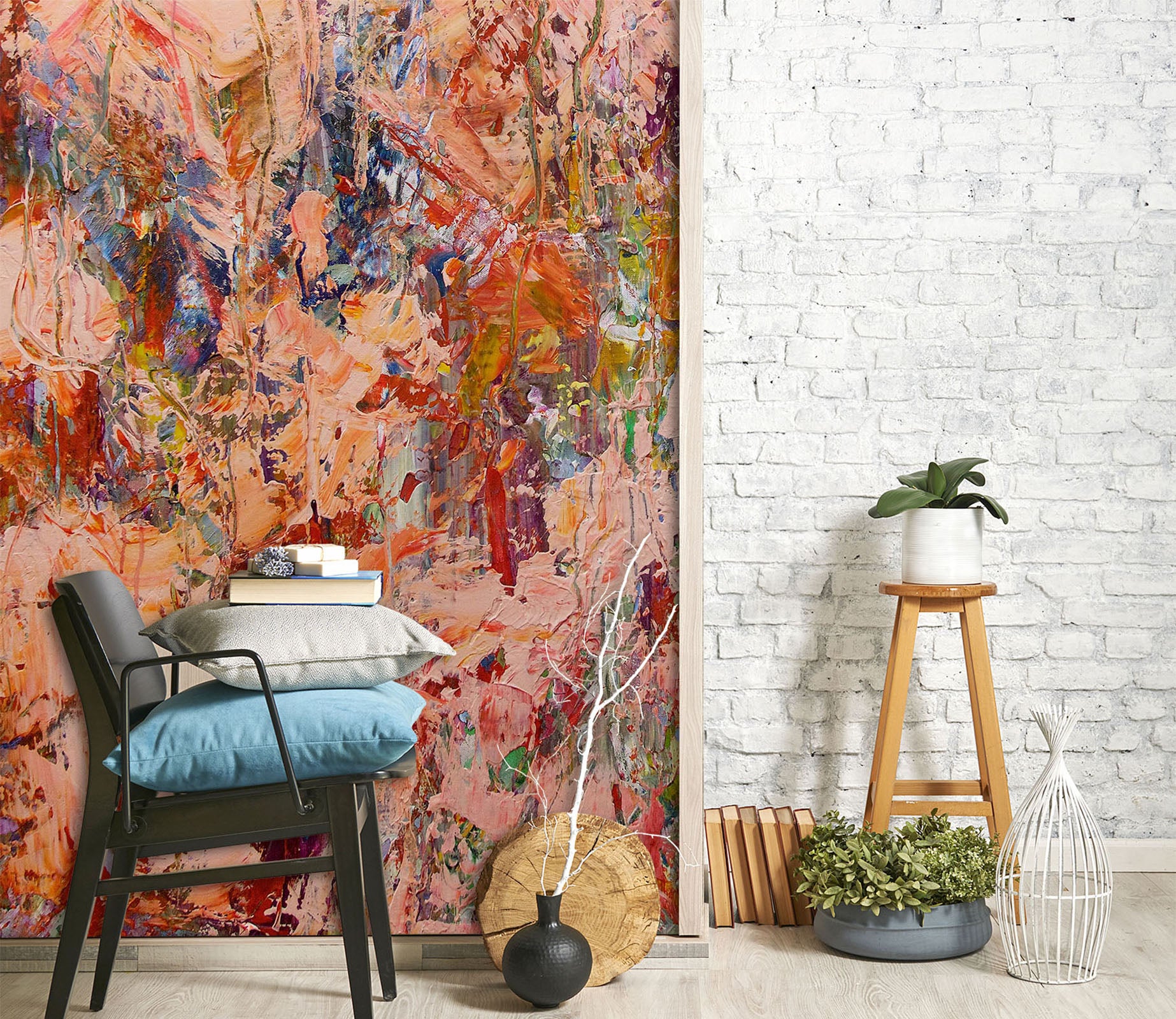 3D Red Maple 275 Allan P. Friedlander Wall Mural Wall Murals