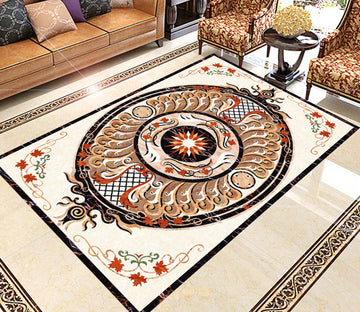 3D Round Marble Pattern WG577 Floor Mural Wallpaper AJ Wallpaper 2 