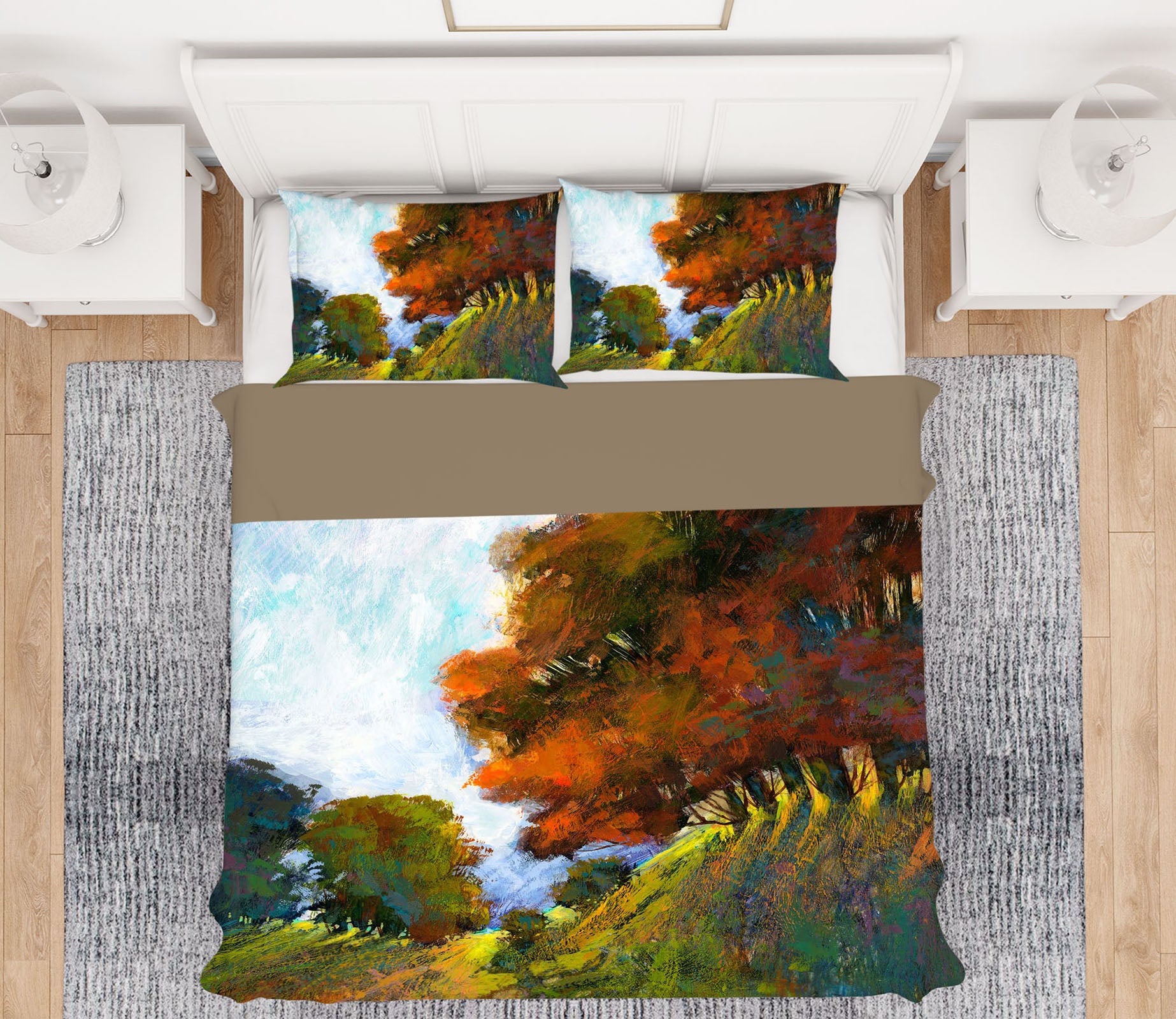 3D Autumn Maple 1014 Michael Tienhaara Bedding Bed Pillowcases Quilt