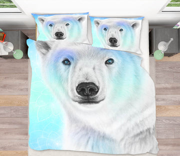 3D Polar Bear 8584 Sheena Pike Bedding Bed Pillowcases Quilt Cover Duvet Cover