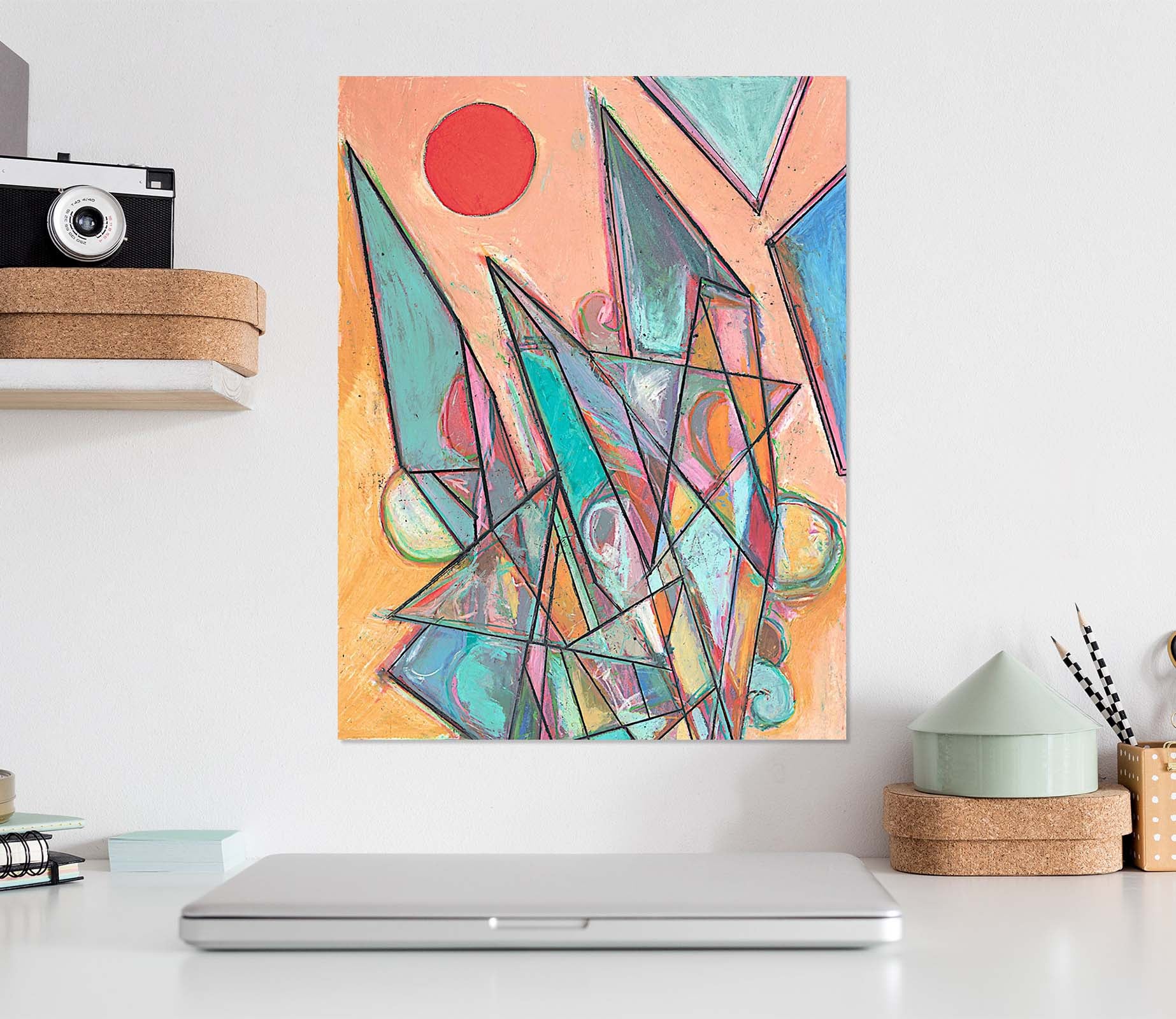 3D Color Painting 030 Allan P. Friedlander Wall Sticker