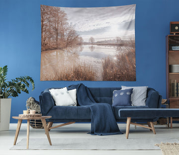 3D Tree River 116152 Assaf Frank Tapestry Hanging Cloth Hang