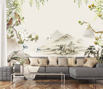 3D Field River 1621 Wall Murals