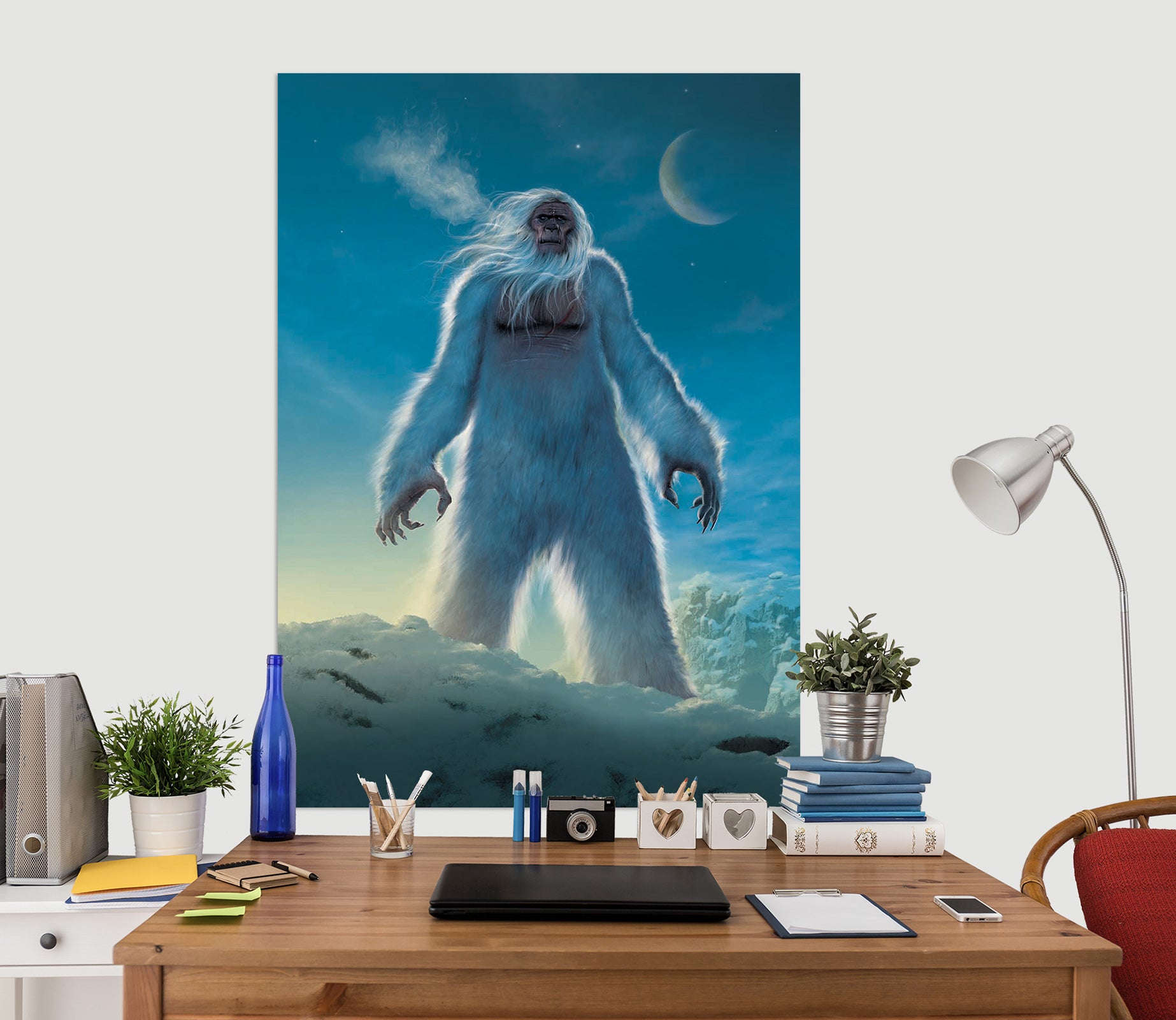 3D Yeti 096 Vincent Hie Wall Sticker