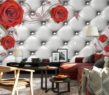 3D Red Rose 1409 Wall Murals