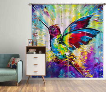 3D Colorful Bird 359 Skromova Marina Curtain Curtains Drapes