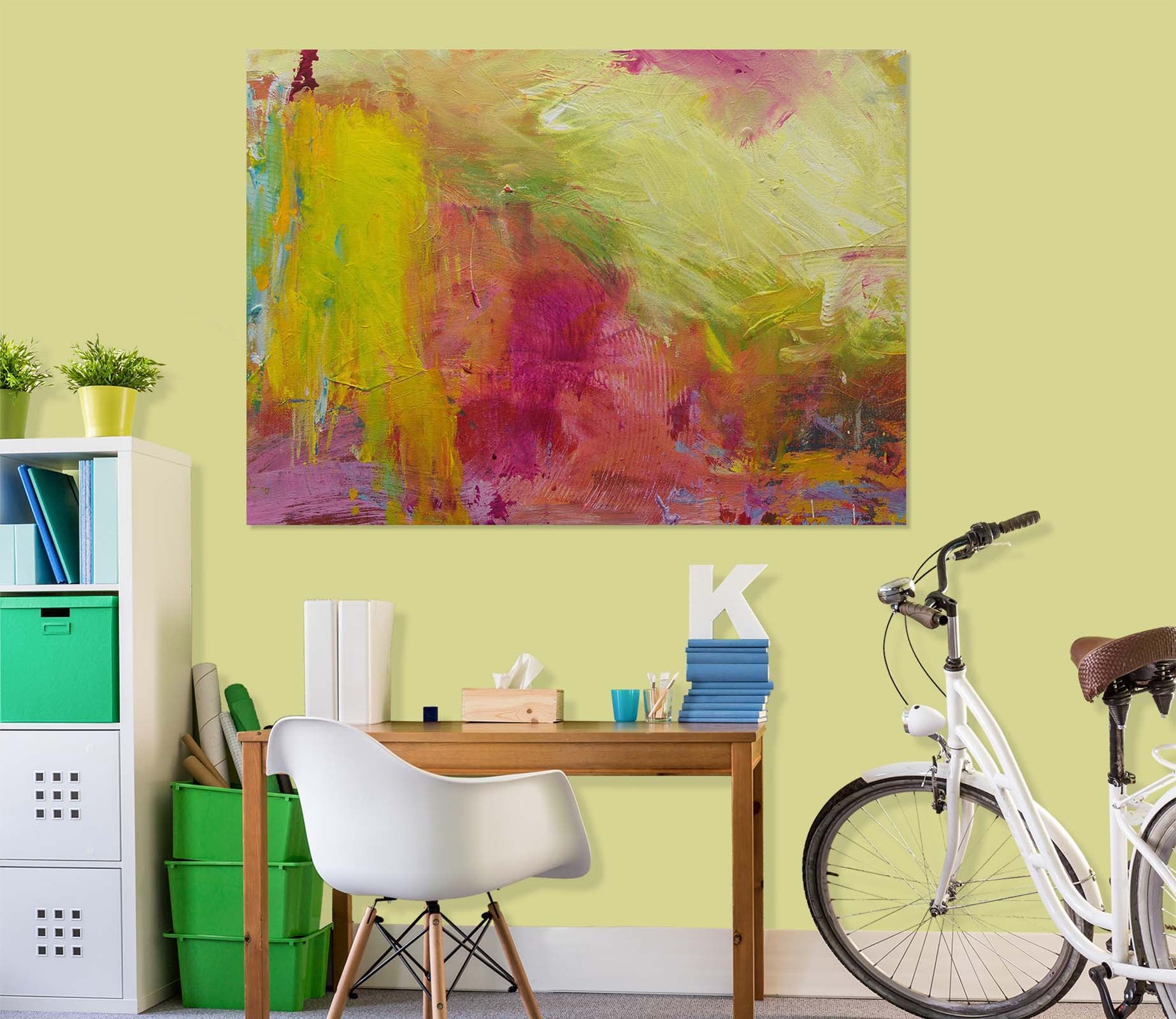 3D Color Graffiti 020 Allan P. Friedlander Wall Sticker