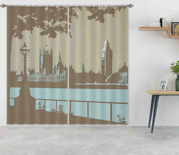 3D London 116 Steve Read Curtain Curtains Drapes