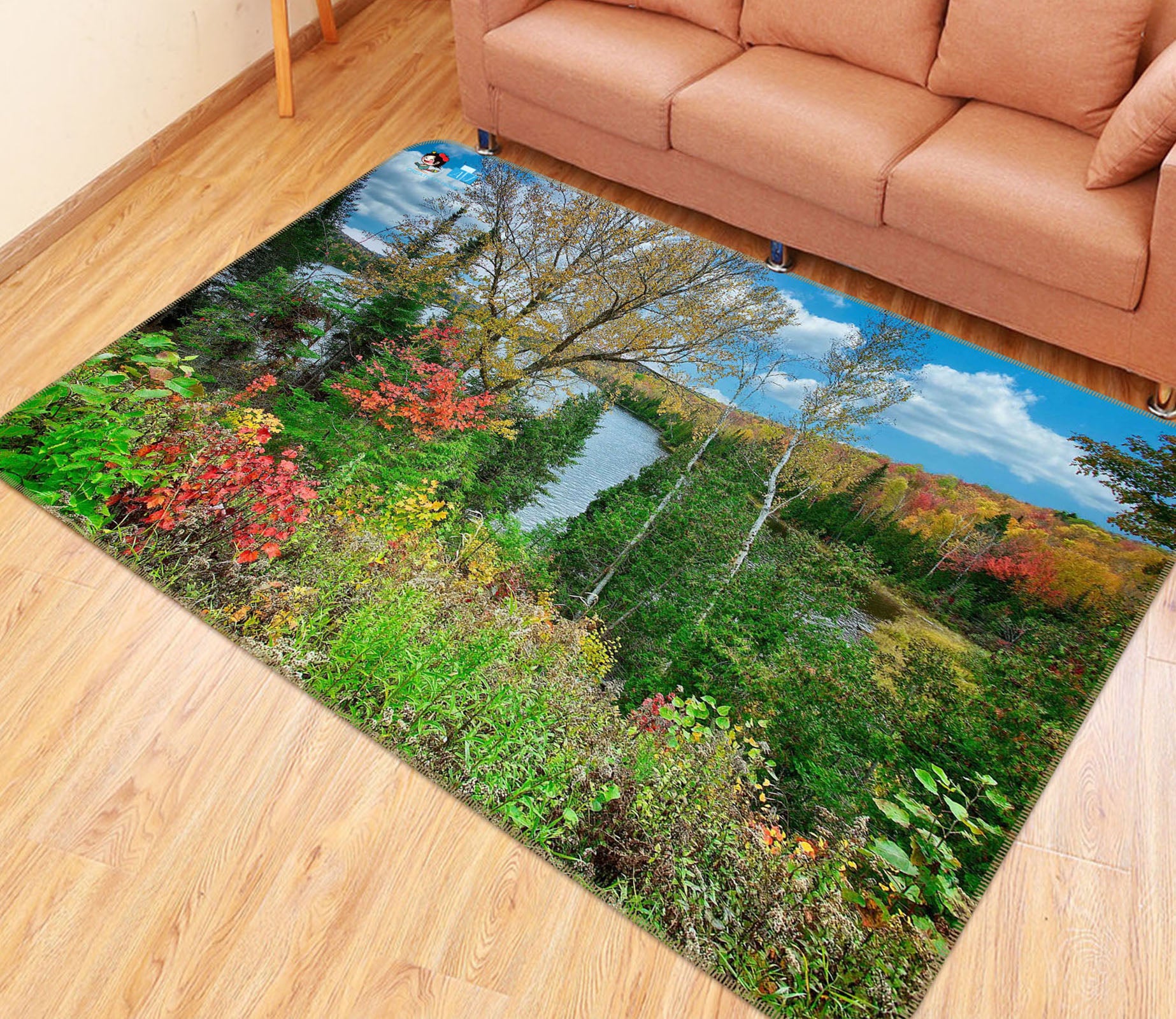 3D Forest 62216 Kathy Barefield Rug Non Slip Rug Mat