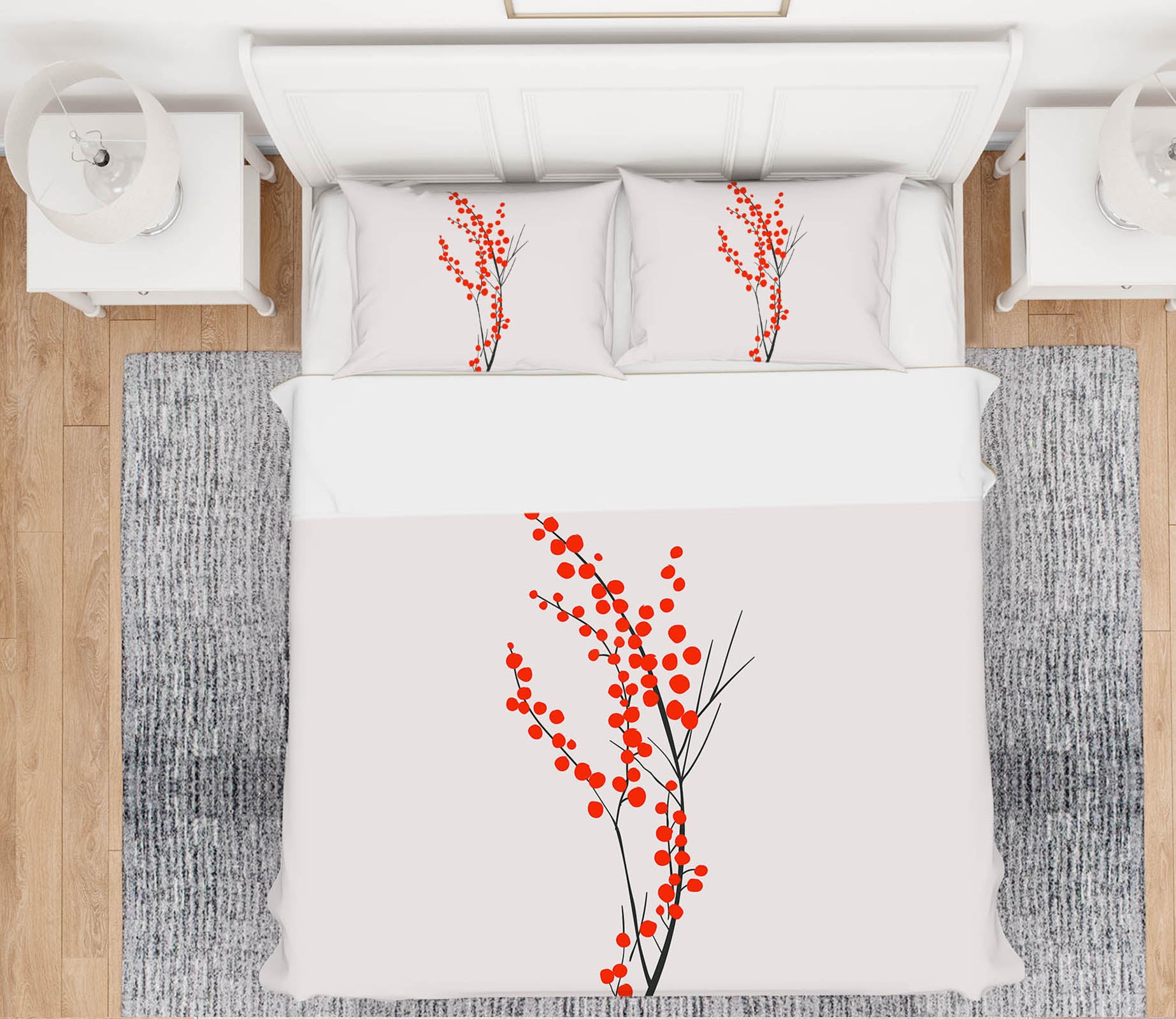 3D Painted Plum 239 Boris Draschoff Bedding Bed Pillowcases Quilt