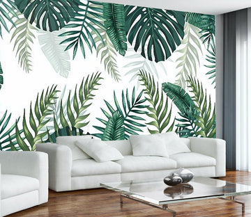 3D Cute Leaves WG123 Wall Murals
