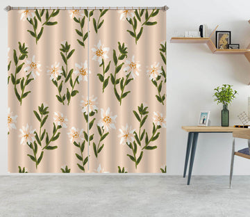 3D Flower Branch Pattern 11160 Kashmira Jayaprakash Curtain Curtains Drapes