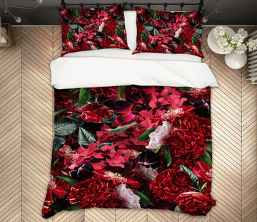 3D Red Flower Growing 152 Uta Naumann Bedding Bed Pillowcases Quilt