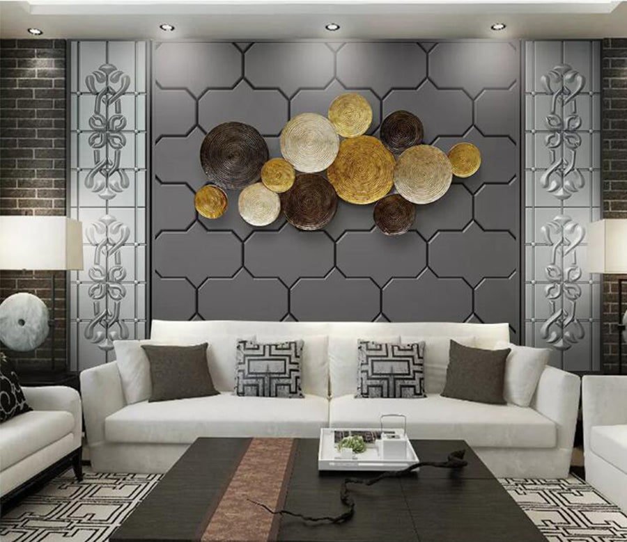 3D Color Plate WC163 Wall Murals