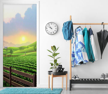 3D Leaf Field 112130 Jerry LoFaro Door Mural