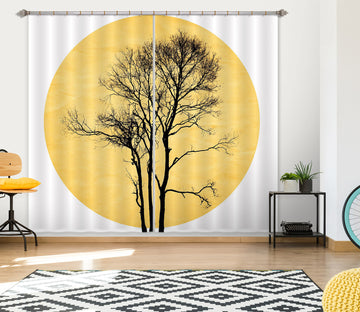 3D Japanese Zen 046 Boris Draschoff Curtain Curtains Drapes